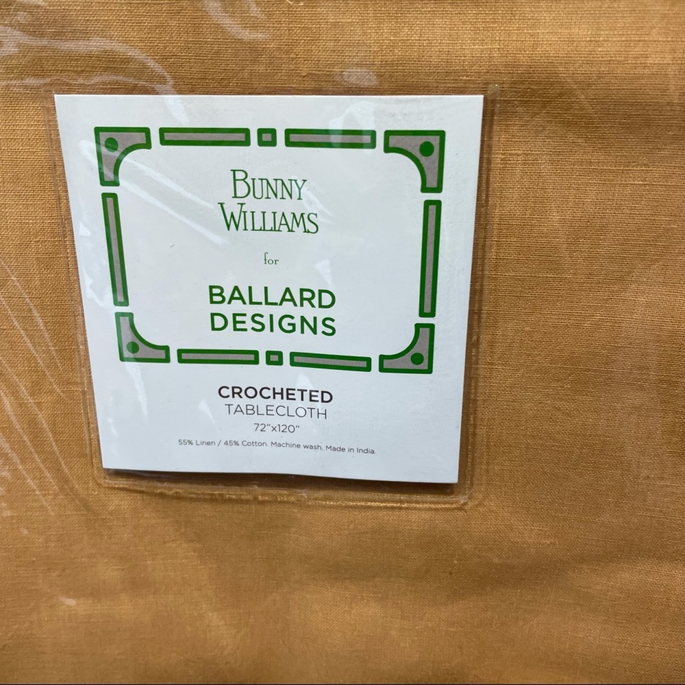 Ballard Designs Crocheted Tablecloth
